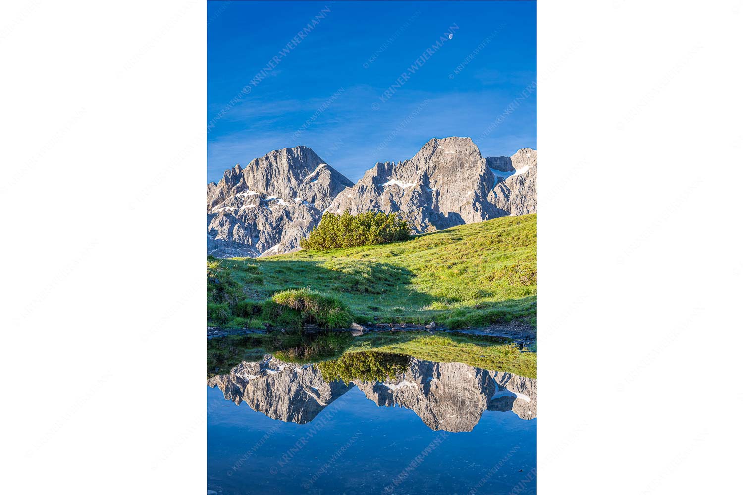 Östliche-, Vogelkar- und Schlichtenkarspitze im Morgenlicht