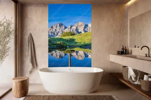 Östliche-, Vogelkar- und Schlichtenkarspitze im Morgenlicht - Tagträume - Wandbild - Größe ca. 160x240cm, Seitenverhältnis 2:3 - Östliche Karwendelspitz - weitere Infos unter https://www.kriner-weiermann.de