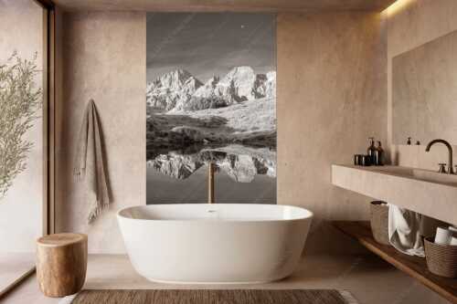 Östliche-, Vogelkar- und Schlichtenkarspitze im Morgenlicht - Tagträume - Wandbild - Größe ca. 160x240cm, Seitenverhältnis 2:3 - Östliche Karwendelspitz - weitere Infos unter https://www.kriner-weiermann.de
