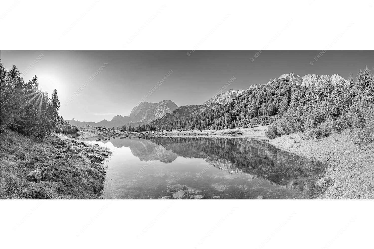 Almfrieden – Seitenverhältnis 2,5:1 — Vereineralm im Karwendel Almsommer auf der Fereineralm im Karwendelgebirge
