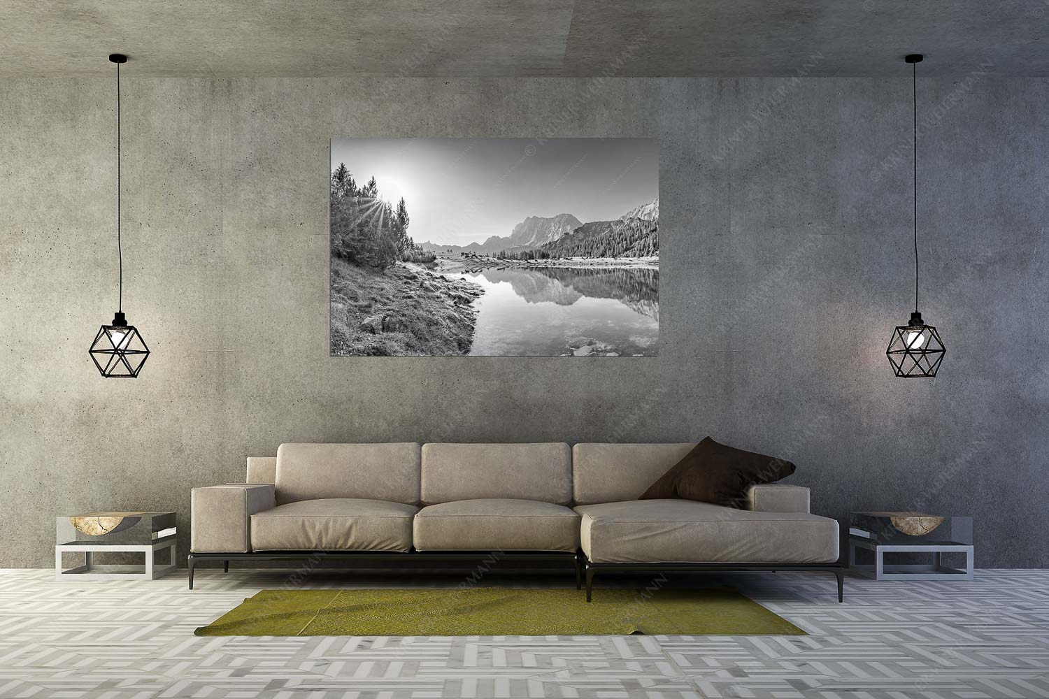 Almfrieden – Wandbild – Größe ca. 180x120cm, Seitenverhältnis 3:2 — Vereineralm im Karwendel Almsommer auf der Fereineralm im Karwendelgebirge - Almfrieden - Wandbild - Größe ca. 180x120cm, Seitenverhältnis 3:2 - Vereineralm im Karwendel - weitere Infos unter https://www.kriner-weiermann.de