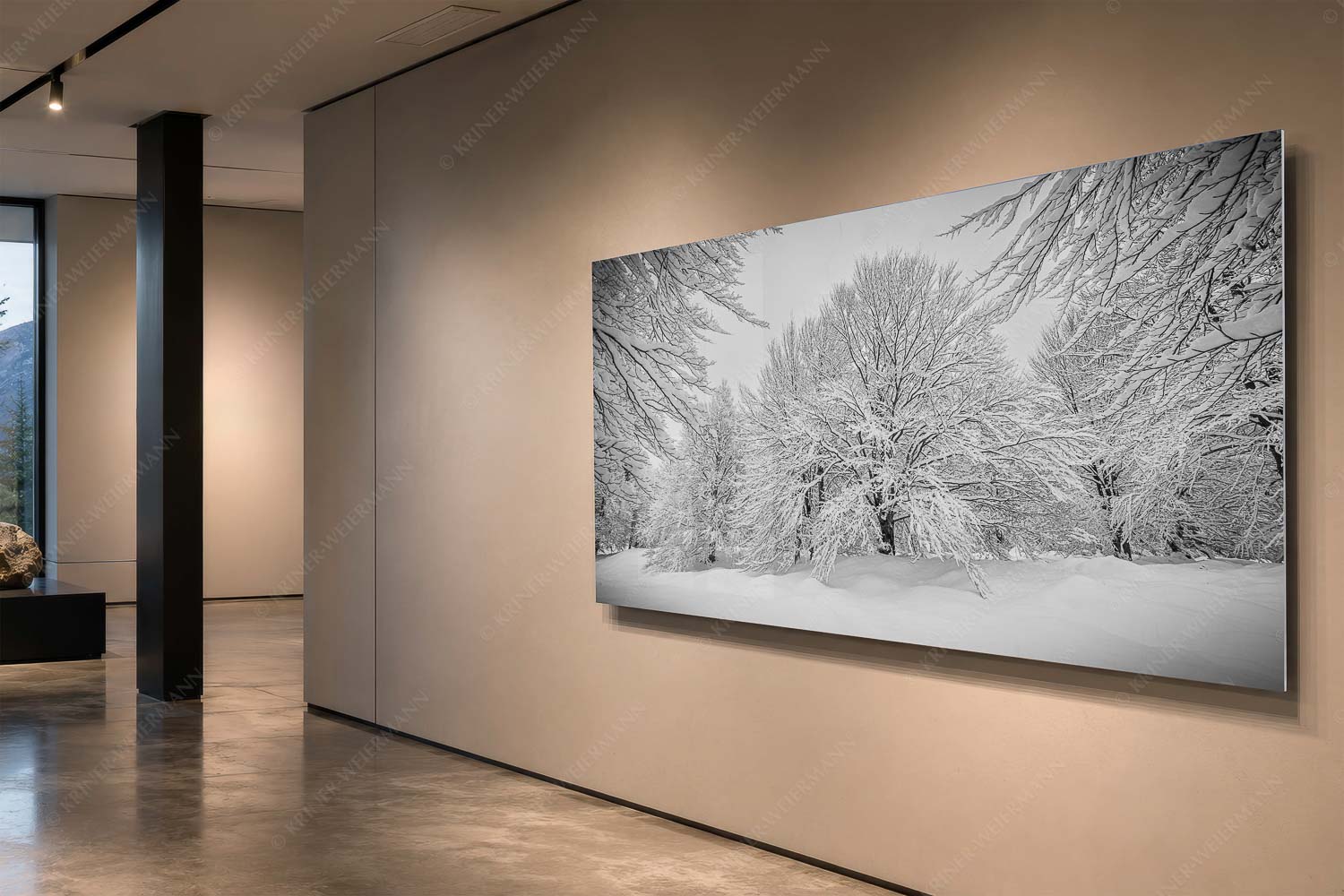 Lautlos – Acrylglasbild – Größe ca. 200x100cm, Seitenverhältnis 2:1 — Kranzberg bei Mittenwald Frisch verschneiter Hutewald am Kranzberg bei Mittenwald - Lautlos - Acrylglasbild - Größe ca. 200x100cm, Seitenverhältnis 2:1 - Kranzberg bei Mittenwald - weitere Infos unter https://www.kriner-weiermann.de