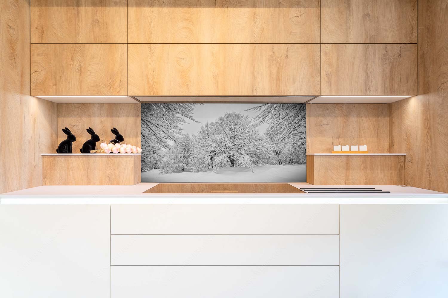 Lautlos – Küchenrückwand – Größe ca. 120x60cm, Seitenverhältnis 2:1 — Kranzberg bei Mittenwald Frisch verschneiter Hutewald am Kranzberg bei Mittenwald - Lautlos - Küchenrückwand - Größe ca. 120x60cm, Seitenverhältnis 2:1 - Kranzberg bei Mittenwald - weitere Infos unter https://www.kriner-weiermann.de