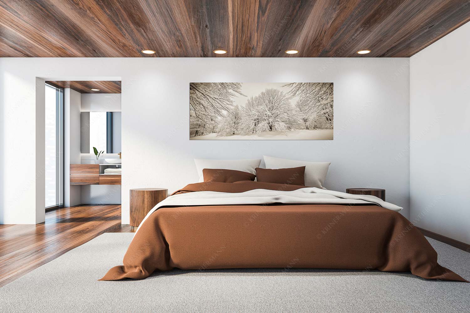 Lautlos – Wandbild – Größe ca. 200x80cm, Seitenverhältnis 2,5:1 — Kranzberg bei Mittenwald Frisch verschneiter Hutewald am Kranzberg bei Mittenwald - Lautlos - Wandbild - Größe ca. 200x80cm, Seitenverhältnis 2,5:1 - Kranzberg bei Mittenwald - weitere Infos unter https://www.kriner-weiermann.de