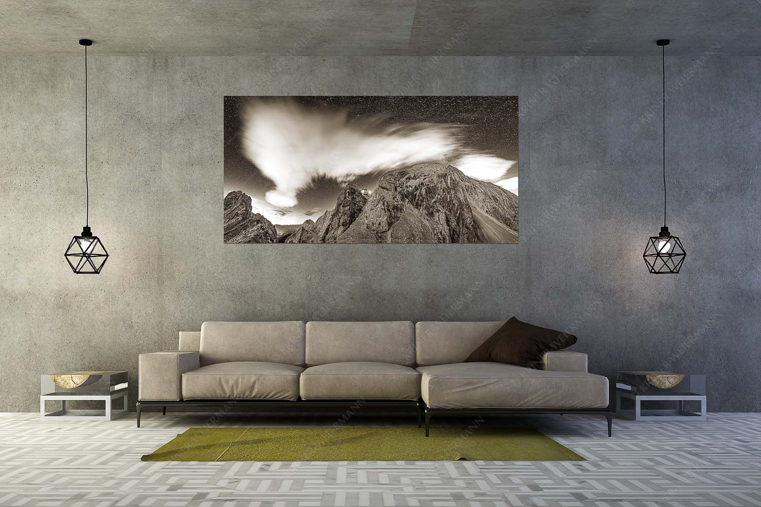 Sternstunden – Wandbild – Größe ca. 200x100cm, Seitenverhältnis 2:1 — Meilerhütte – Wettersteingebirge Die Meilerhütte bei Nacht tront wie eine Kanzel - Sternstunden - Wandbild - Größe ca. 200x100cm, Seitenverhältnis 2:1 - Meilerhütte - Wettersteingebirge - weitere Infos unter https://www.kriner-weiermann.de
