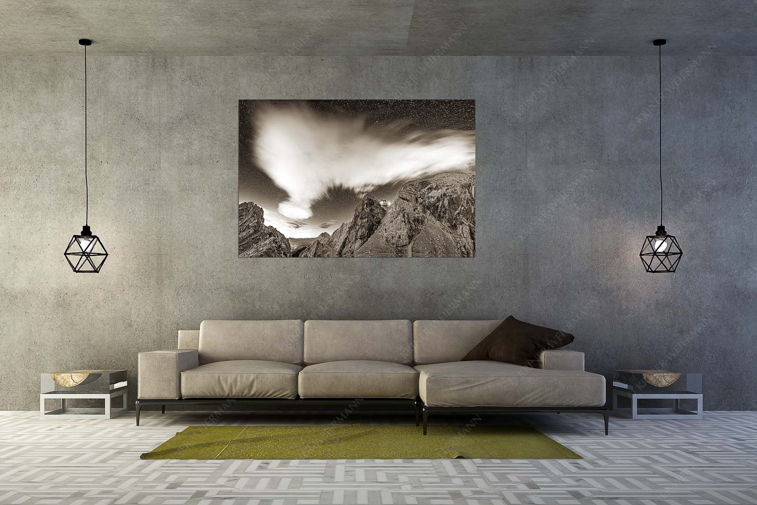 Sternstunden – Wandbild – Größe ca. 180x120cm, Seitenverhältnis 3:2 — Meilerhütte – Wettersteingebirge Die Meilerhütte bei Nacht tront wie eine Kanzel - Sternstunden - Wandbild - Größe ca. 180x120cm, Seitenverhältnis 3:2 - Meilerhütte - Wettersteingebirge - weitere Infos unter https://www.kriner-weiermann.de