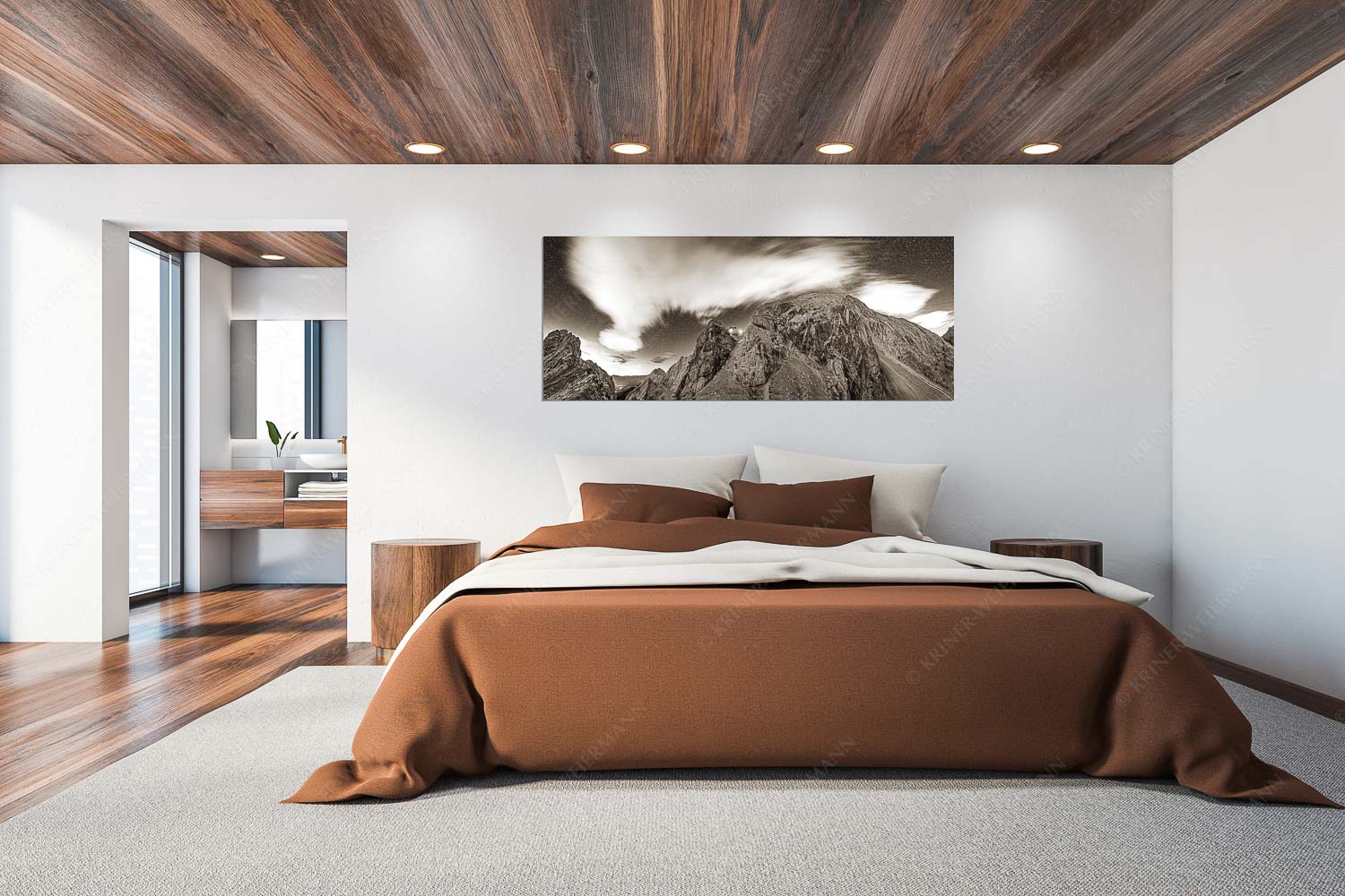 Sternstunden – Wandbild – Größe ca. 200x80cm, Seitenverhältnis 2,5:1 — Meilerhütte – Wettersteingebirge Die Meilerhütte bei Nacht tront wie eine Kanzel - Sternstunden - Wandbild - Größe ca. 200x80cm, Seitenverhältnis 2,5:1 - Meilerhütte - Wettersteingebirge - weitere Infos unter https://www.kriner-weiermann.de